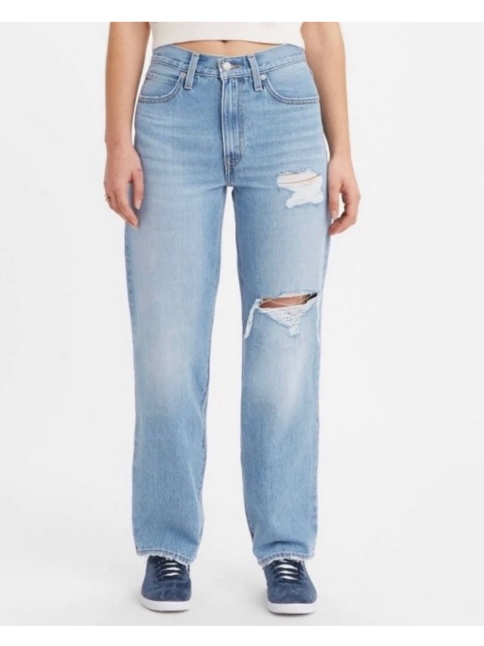 💙 Levi's '94 Baggy Jeans Size 30 x 31 Distressed 100% Cotton